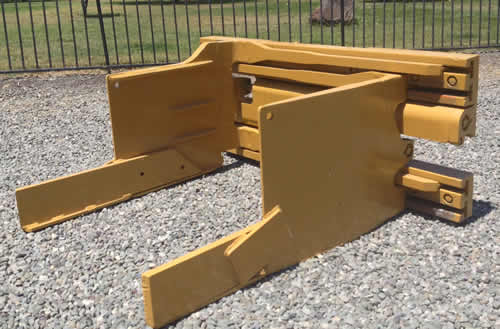 Bale clamp for feed stores and shipping container loading